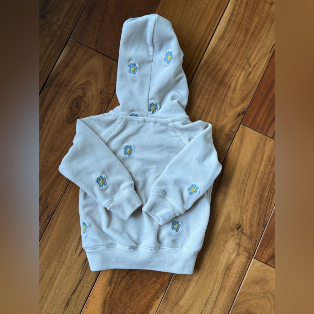 NWOT Stella McCartney Kids Velvet Zip Hoodie 3 Months - Picture 3 of 3